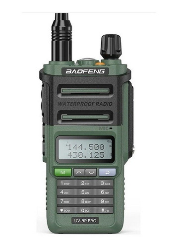 Radio Baofeng Uv-9vr Pro 16w Ip68 Doblebanda 136-520mhz 26km