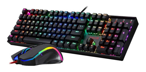 K551 Rgb Teclado Ba Juegos Mecánicos Y El Ratón Combi...