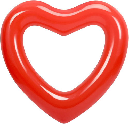 Salvavidas Inflable Corazón Moda 90 Cm Para Alberca