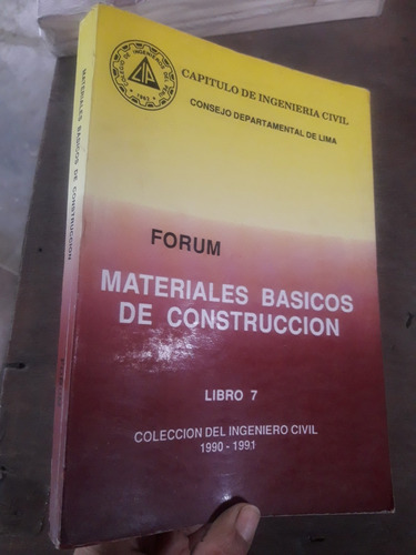 Libro De Materiales Basicos De Construccion Cip