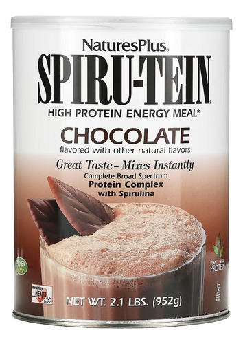 Naturesplus Spiru-tein Proteina En Polvo 952 G (2,1 Lb) Sabor Chocolate