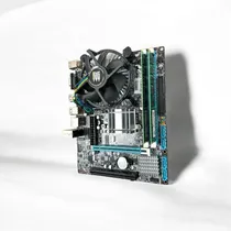 Comprar Kit Placa Mãe Lga 775 + Core 2 Duo E7500 + Mem. 4gb + Cooler