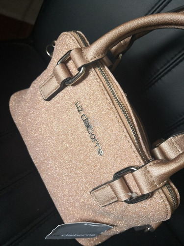 Imagen 3 de 4 de Bolsa Para Mujer Marca Liz Claiborne Color Rose Gold Brillo