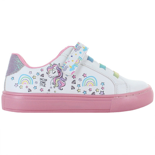 Tropicana Tenis Unicornio Arcoiris Polipiel Blanco Niña 8266