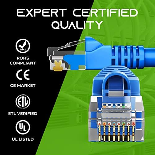 Gearit 24-pack, Cat5e Ethernet Patch Cable 2 Pies - Snagless