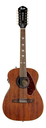 Guitarra acústica Fender Tim Armstrong Hellcat-12 para diestros natural satin