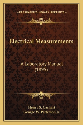 Libro Electrical Measurements: A Laboratory Manual (1895)...