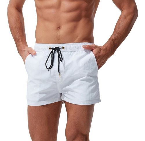 1 Bañador Para Hombre, Pantalones Cortos De Playa, Ajustados