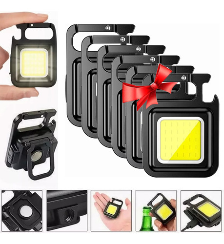 6pcs Lámpara Led Recargable Portátil Para Campamento