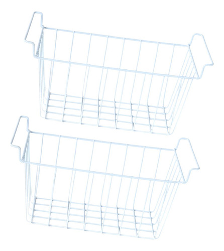 2x Cesta De Alambre Para Congelador, 39 Cm X 24,5 Cm X 20 Cm