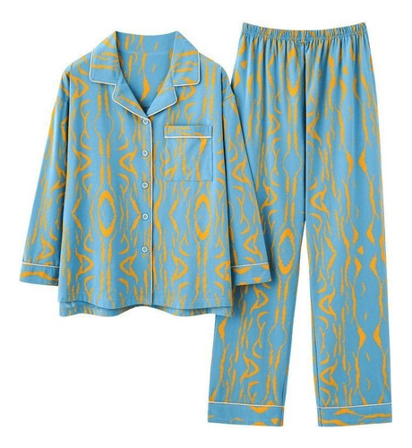 Pijama De Mujer Pantalones De Pijama Cómodo De 2 Piezas
