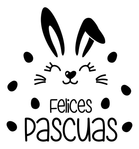 Imagen 2 de 2 de Vinilo Para Vidrieras Pascua-modelo 4
