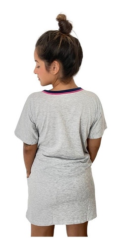 Imagem 5 de 7 de Kit Roupa De Dormir Camisola Mãe E Filha Raposa Com Bolso