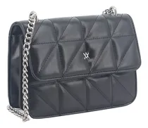 Comprar Carteras Mini Bags Amayra Bandoleras Mujer Cuero Sintetico Acabado De Los Herrajes Plateado Color Negro Correa De Hombro Cadena Plateada Diseño De La Tela