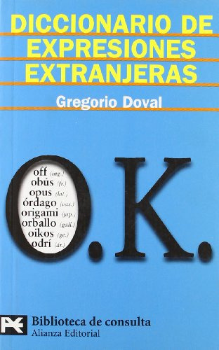 Libro Diccionario De Expresiones Extranjeras De Doval Gregor
