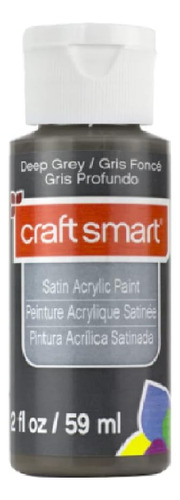 Pintura Acrílica Satinada Por Craft Smart 2 Oz. (gris ...
