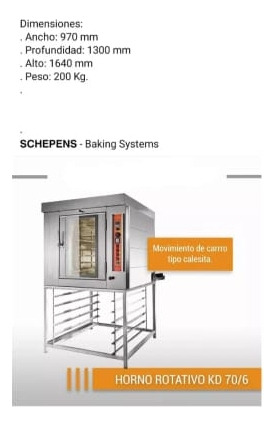 Horno Rotativo Schember