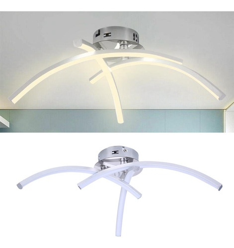 Luz De Techo Led Lámpara De Araña Dormitorio Sala Cálido