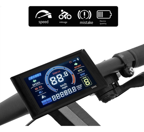 Para Pantalla Lcd Impermeable Para Bicicleta Eléctrica