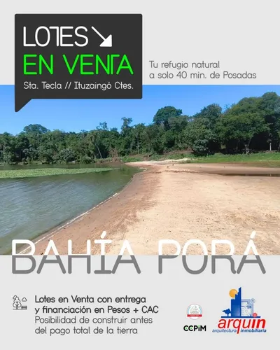 Lote En Barrio, Con Hermosa Playa Sobre El Rio