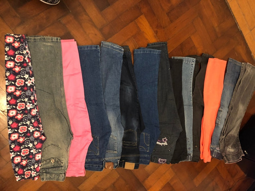 Jean Pantalones Calzas Talle  8 A 12 