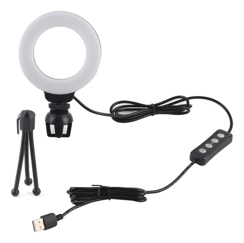 Clip De Llenado De Selfies Led Regulable De 4 Pulgadas Para