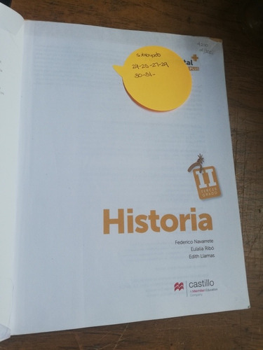 Historia 3 Grado Secundaria Federico Navarrete (Usado)