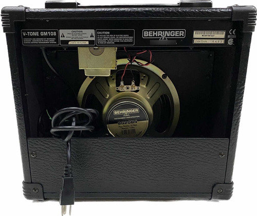 Amplificador Behringer Gm108 Guitarra Raridade Mostruario