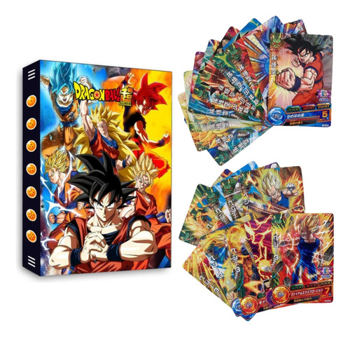 Pack De 150 Cartas Dragon Ball Super + Album Carperta