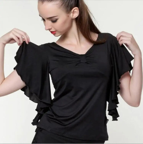 Blusa De Baile De Salón Para Baile De Salón, Disfraz Moderno