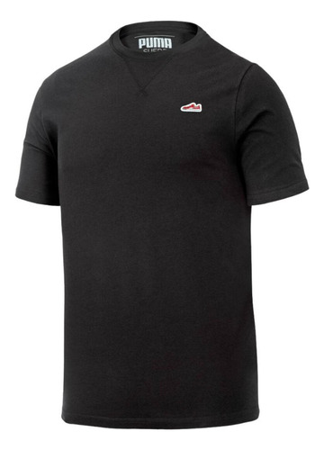 Playera Puma Suede Tee Black Hombre Casual