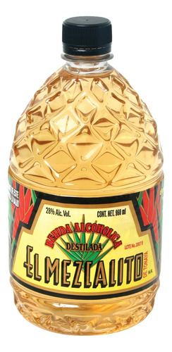 Aguardiente El Mezcalito Pett 960ml