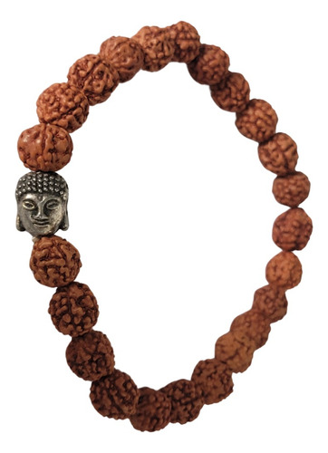Pulsera Con Semillas De Rudraksha Baby - Buda