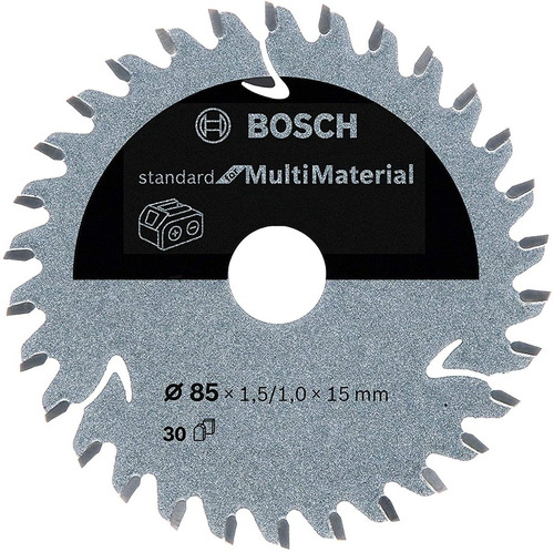 Hoja Sierra Circular Multimaterial Bosch 85mm 30d Gks 12v-26