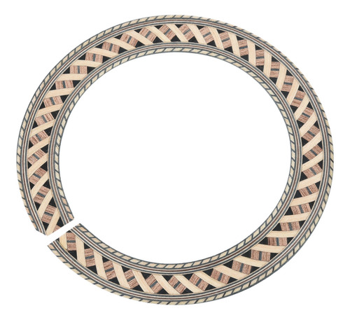 Classical Guitar Wood Inlay Soundhole Rosette Inner Dia 93mm