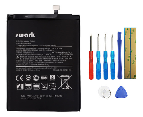 Swark Bateria Recargable Bm4j Para Red-mi Note 8 Pro