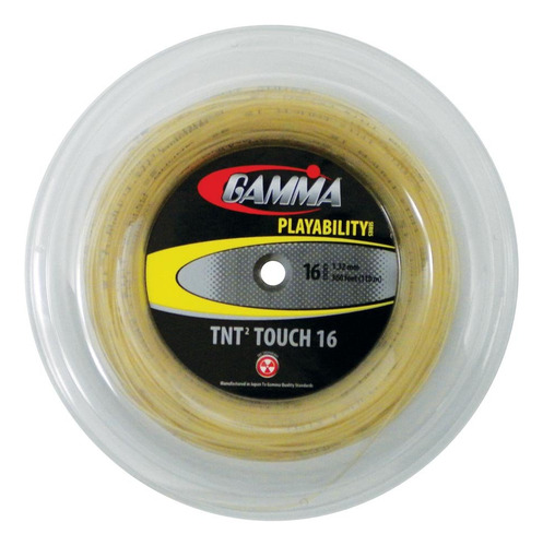 Gamma Tnt2 Touch Reel String (16/0.052 In)