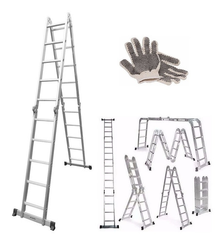 Imagen 1 de 10 de Guantes Mas Escalera Multipropósito Articulada 4x5 Kushiro