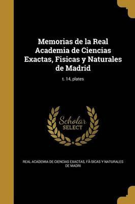 Libro Memorias De La Real Academia De Ciencias Exactas, F...