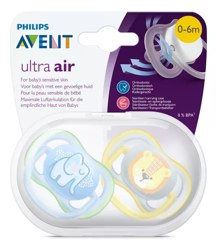 Chupete Philips Avent Ultra Air Scf085/15 0-6 Meses X 2un