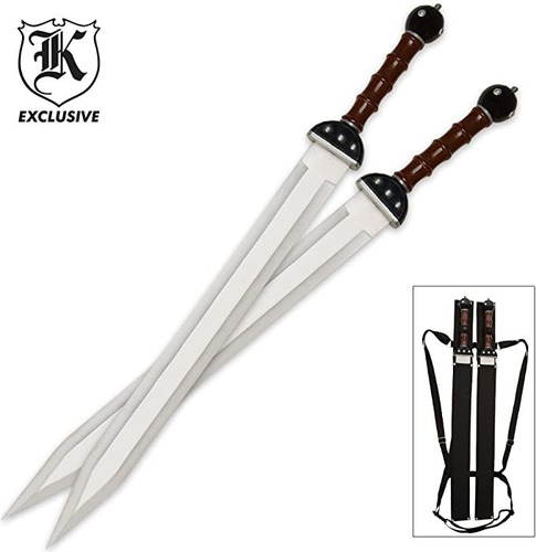 Espadas Gladius Romanas Gemelas Gladiador Espartaco Swords