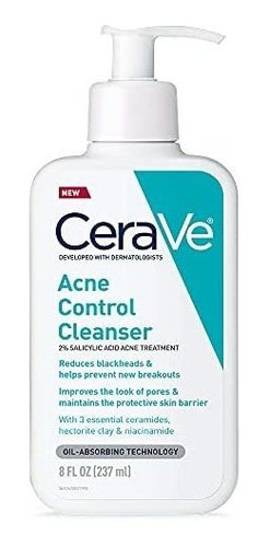 Cerave Limpiador Facial Acne Control Cleanser 237ml