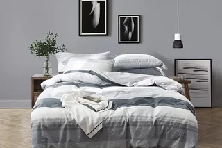 Latest Arrival Twin Duvet Cover Cotton Comforter Cover Gra