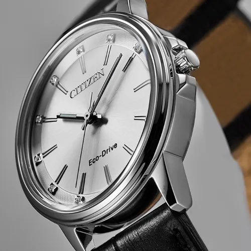 Reloj Citizen 61045 Fe7030-14a Mujer Ecodrive Correa Piel