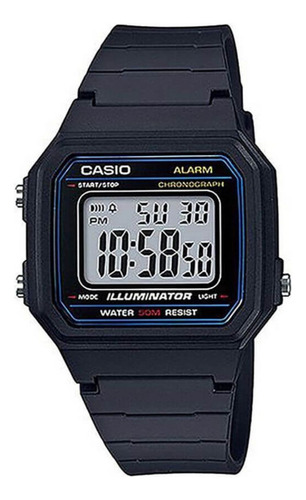 Reloj Para Hombre Casio Classic W-217h-1avdf Negro