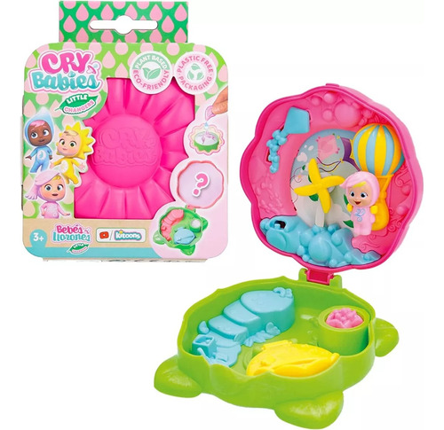Cry Babies Mini Muñeca Little Changers Con Figura Sorpresa