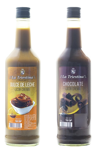  Licor Dulce De Leche Chocolate Cremosos Suave