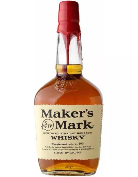 Whisky Maker's Mark Kentucky Bourbon 1 Litro Importado.