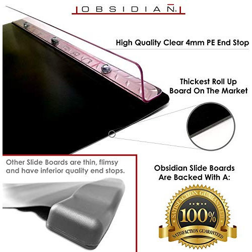 Obsidian Exercise Slide Board 6' And 5' Foot For High Low R1