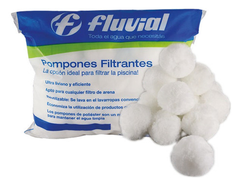 Pompones Filtrantes Para Filtros Fluvial X 100u